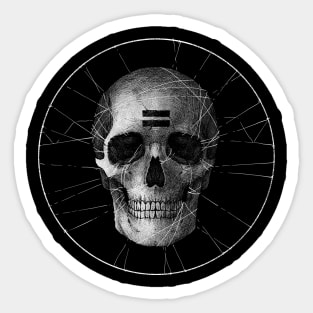 darkness skull Sticker